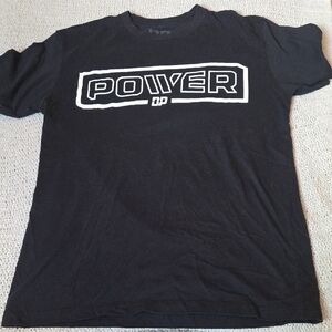 Black Short Sleeve Tees with White Print